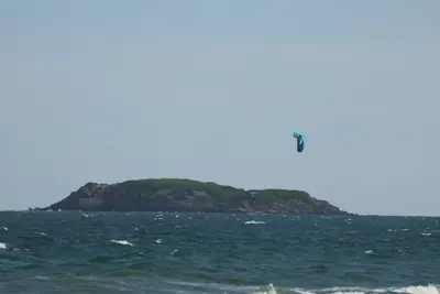 Kite season in Vietnam, Sandunes beach, Mui Ne