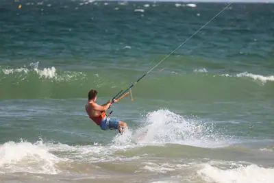 Kite season in Vietnam, Sandunes beach, Mui Ne