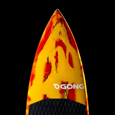 Сёрф-доска GONG Factory Surf Atomic Tow Fast 5'6 — вид сбоку
