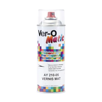 GONG Bombe Vernis Acrylique Mat Components