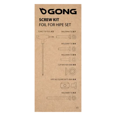 Комплектующие GONG Kit Vis Complet Foil HIPE V3