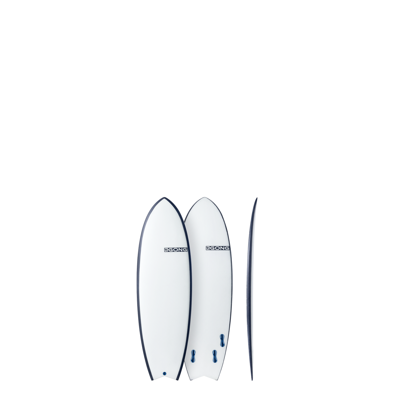 Сёрф-доска GONG Factory Surf 5'2 Fork EPS Carbon Rail