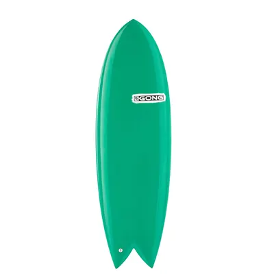 Сёрф-доска GONG Factory Surf 5'6 Pie PU Custom — вид сбоку