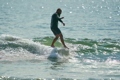 Сёрф-доска GONG Factory Surf 9'2 Ten Blues Hybride EPS — вид сверху