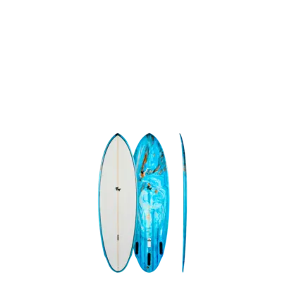 GONG Factory Surf Fury PU 5'6 Blue Red 冲浪板