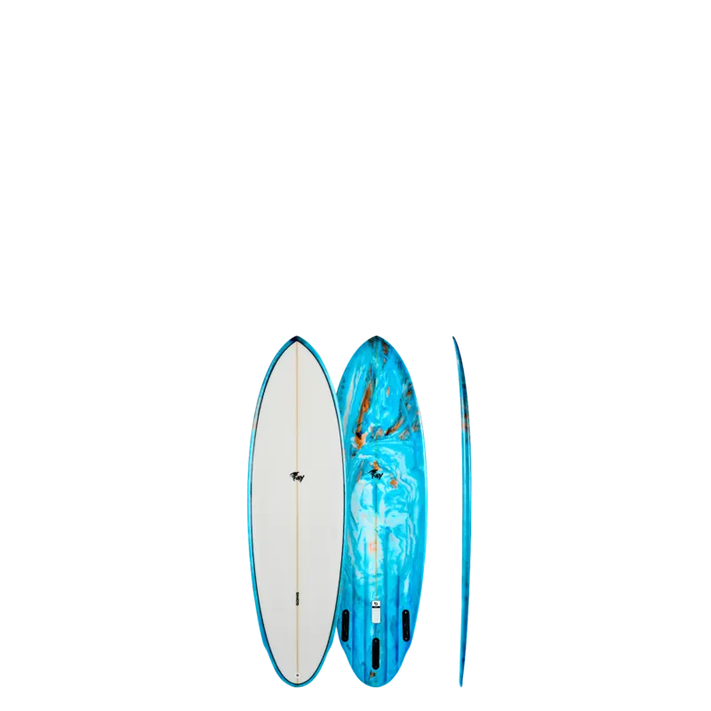 Сёрф-доска GONG Factory Surf Fury PU 5'6 Blue Red — купить в K1.surf