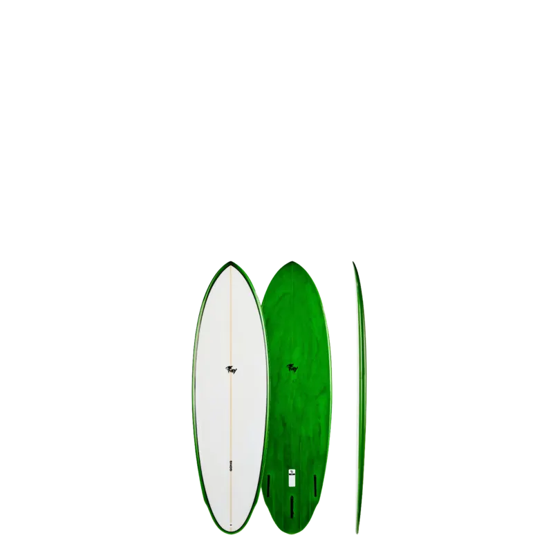 Сёрф-доска GONG Factory Surf Fury PU 5'6 Dark Green — купить в K1.surf