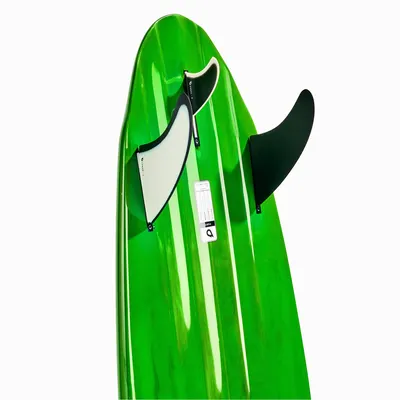 Сёрф-доска GONG Factory Surf Fury PU 5'6 Dark Green — в работе на воде