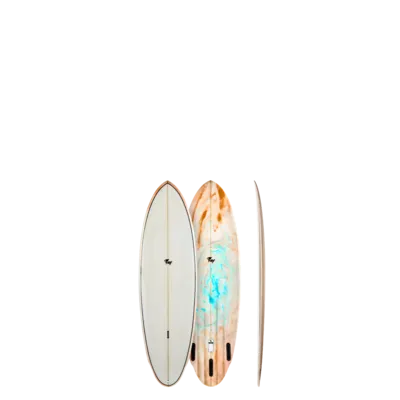 GONG Factory Surf Fury PU 5'9 Blue & Red 冲浪板