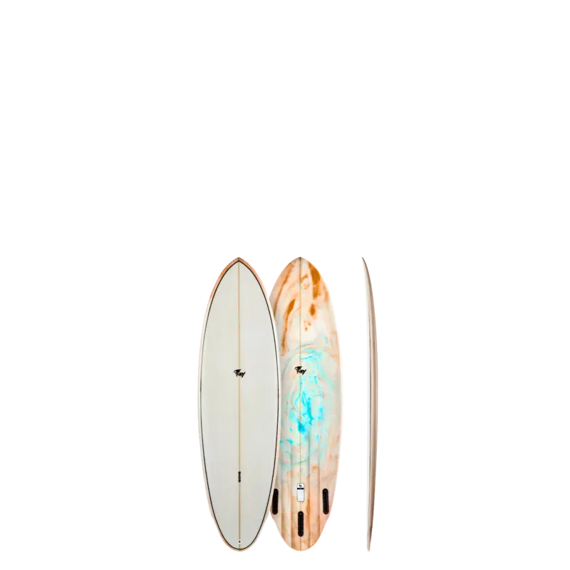 Сёрф-доска GONG Factory Surf Fury PU 5'9 Blue & Red — купить в K1.surf