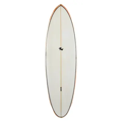 Сёрф-доска GONG Factory Surf Fury PU 5'9 Blue & Red — вид сбоку