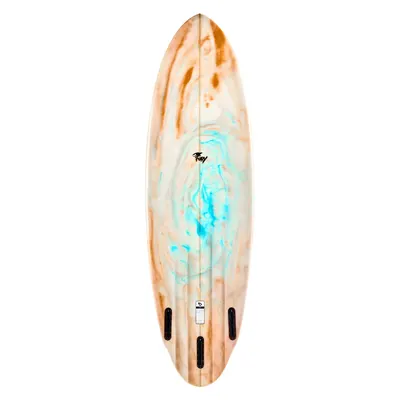 Сёрф-доска GONG Factory Surf Fury PU 5'9 Blue & Red — детали конструкции