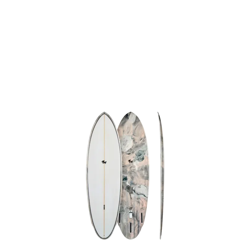 Сёрф-доска GONG Factory Surf Fury PU 5'9 Pink Black & Grey — купить в K1.surf