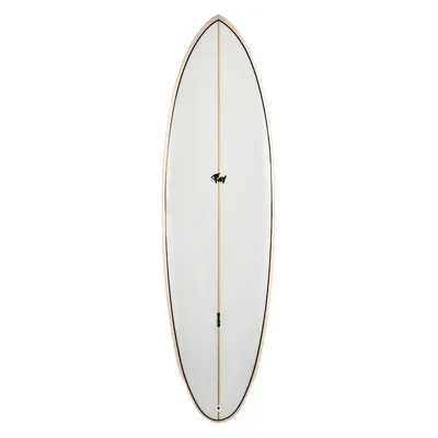 Сёрф-доска GONG Factory Surf Fury PU 6'0 Pink — вид сбоку