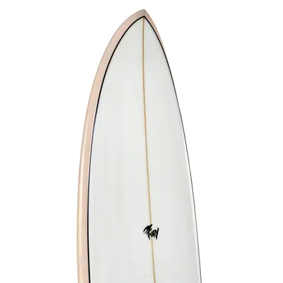 Сёрф-доска GONG Factory Surf Fury PU 6'0 Pink — крупный план