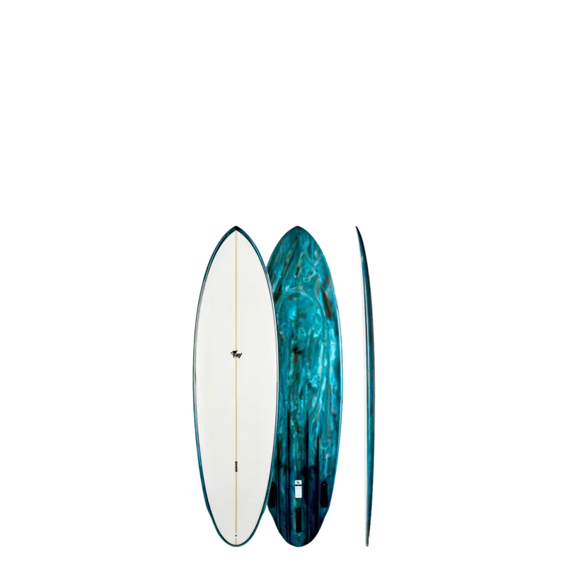 Сёрф-доска GONG Factory Surf Fury PU 6'4 Blue & Red — купить в K1.surf