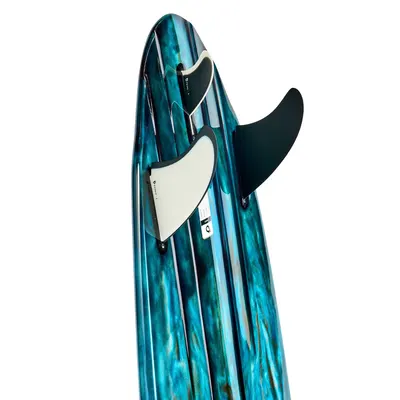Сёрф-доска GONG Factory Surf Fury PU 6'4 Blue & Red — в работе на воде