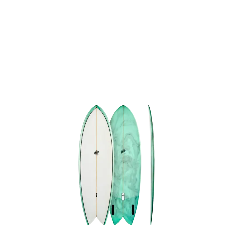 Сёрф-доска GONG Factory Surf Pie PU 5'9 Blue — купить в K1.surf