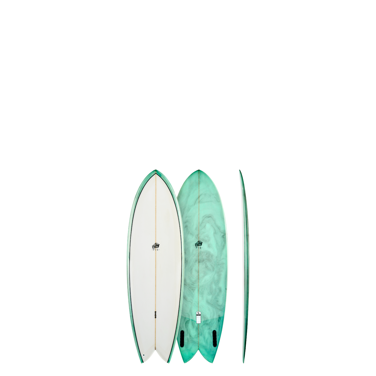 Сёрф-доска GONG Factory Surf Pie PU 5'9 Blue