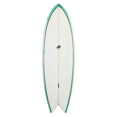 Сёрф-доска GONG Factory Surf Pie PU 5'9 Blue — вид сбоку