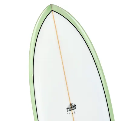 Сёрф-доска GONG Factory Surf Pie PU 5'9 Green — крупный план