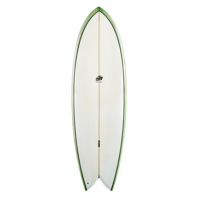 Сёрф-доска GONG Factory Surf Pie PU 5'9 Green — вид сбоку