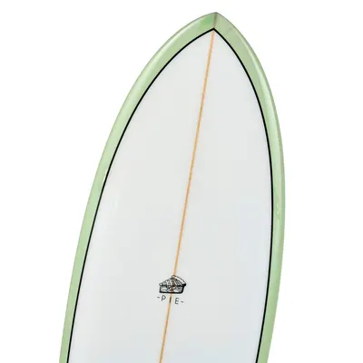 Сёрф-доска GONG Factory Surf Pie PU 5'9 Green — крупный план