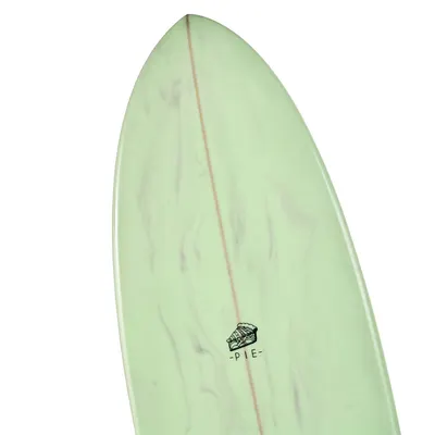 Сёрф-доска GONG Factory Surf Pie PU 5'9 Green — в работе на воде