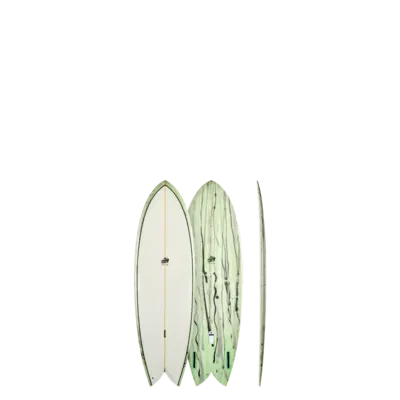 GONG Factory Surf Pie PU 5'9 Green 冲浪板