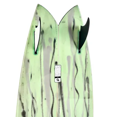 Сёрф-доска GONG Factory Surf Pie PU 5'9 Green — в работе на воде