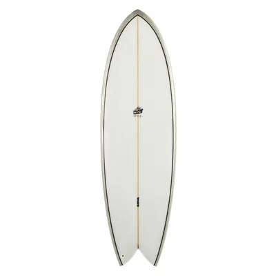 Сёрф-доска GONG Factory Surf Pie PU 5'9 Grey — вид сбоку