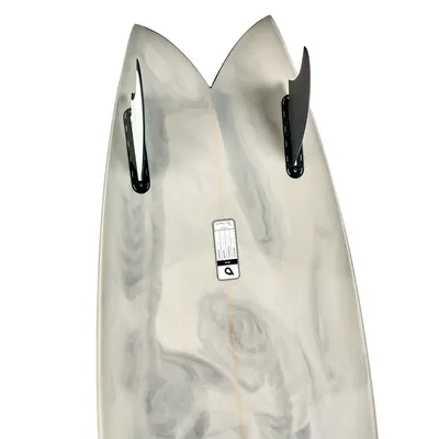 Сёрф-доска GONG Factory Surf Pie PU 5'9 Grey — в работе на воде