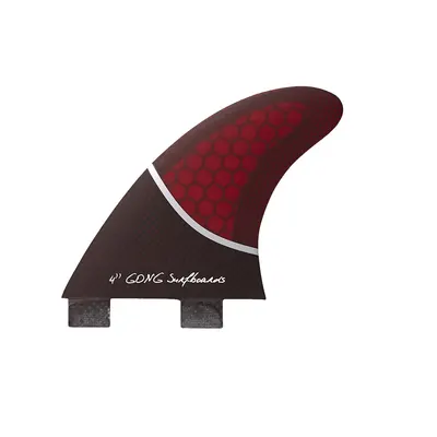 Плавник GONG Fin Set Side Or Quad Rear Red Honeycomb 100mm 4" — купить в K1.surf