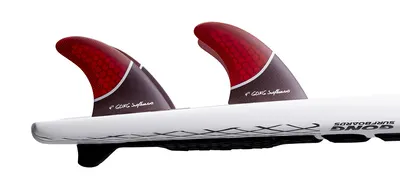Плавник GONG Fin Set Side Or Quad Rear Red Honeycomb 100mm 4" — детали конструкции