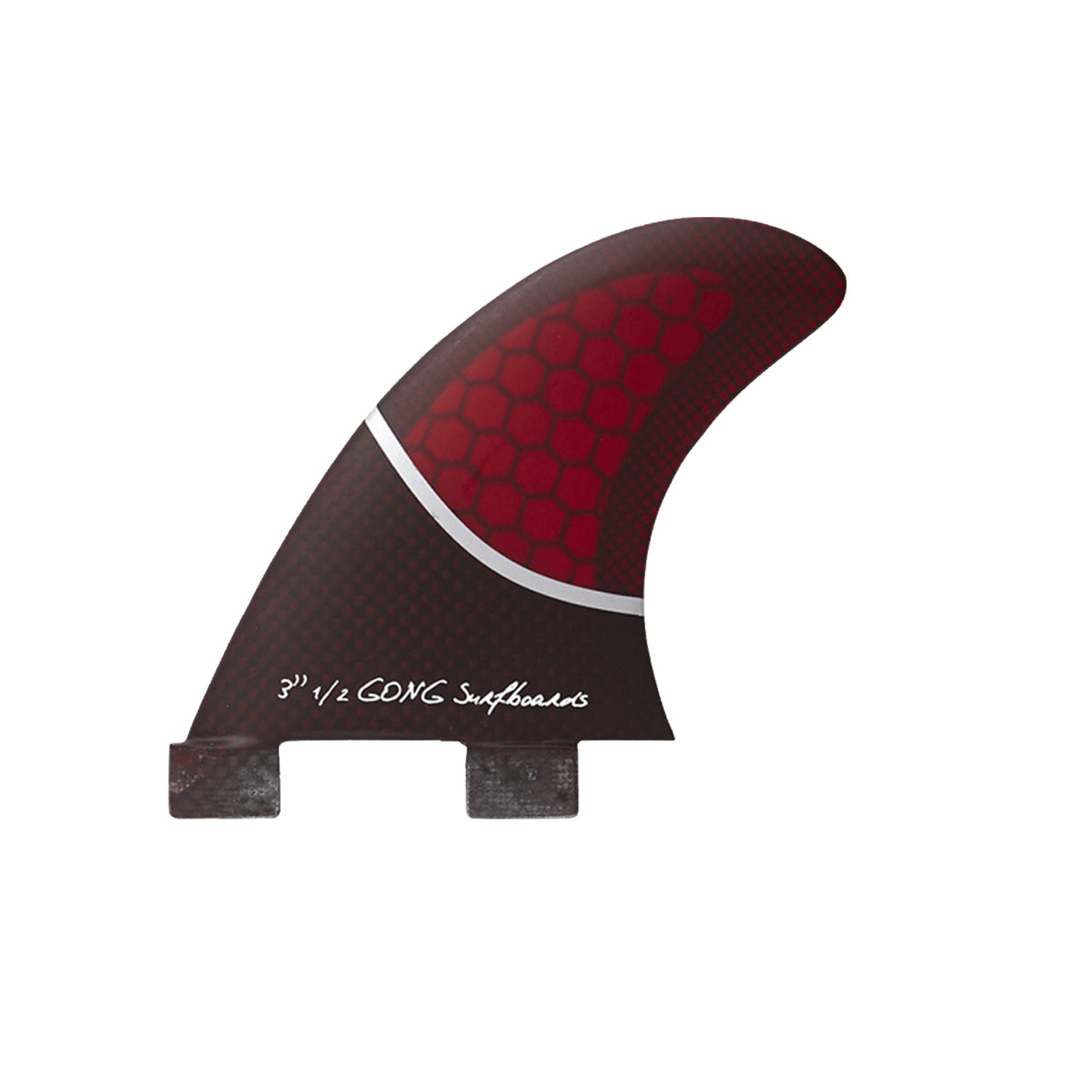 Плавник GONG Fin Set Side Or Quad Rear Red Honeycomb 90mm 3" 1/2