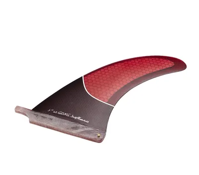 Плавник GONG Fin US Red Honeycomb 9" 230mm — вид сбоку