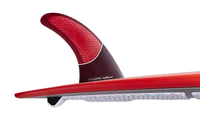 Плавник GONG Fin US Red Honeycomb 9" 230mm — детали конструкции