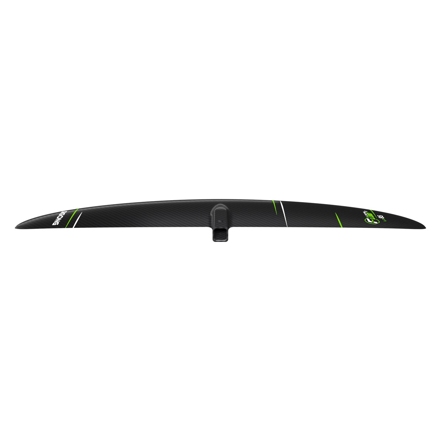 Переднее крыло фойла GONG Foil Front Wing Fluid-T V1 - Black — in action on the water