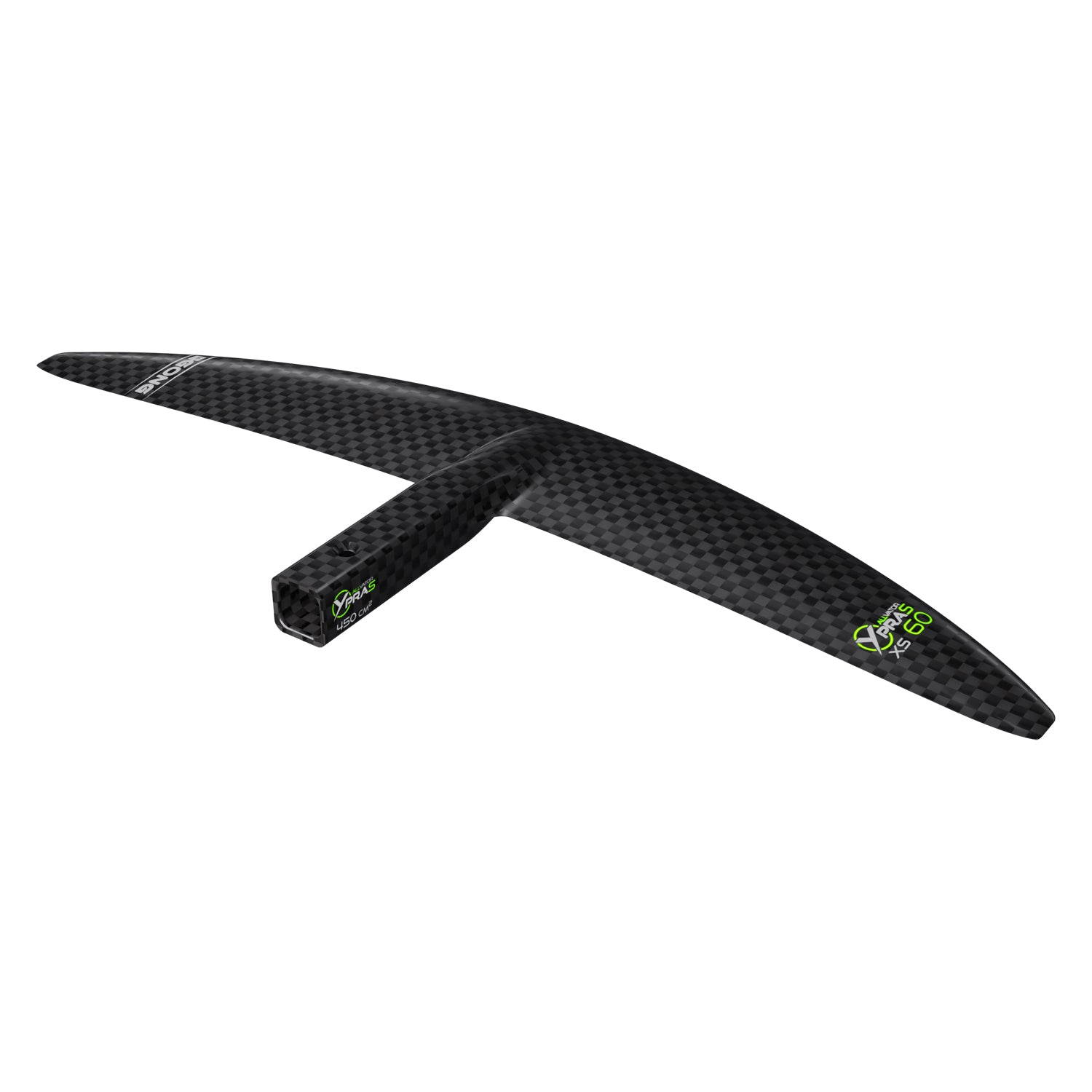 Переднее крыло фойла GONG Foil Front Wing Pro Ypra Slalom V2 - Black — side view