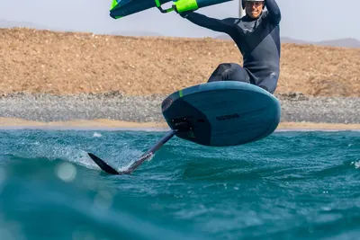 Переднее крыло фойла GONG Foil Front Wing X-Over V2 — в работе на воде