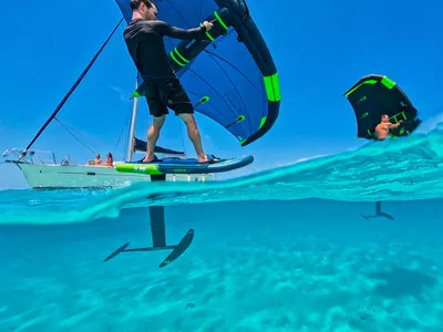 Стабилизатор фойла GONG Foil Stab Pro Fluid H V2 — крупный план