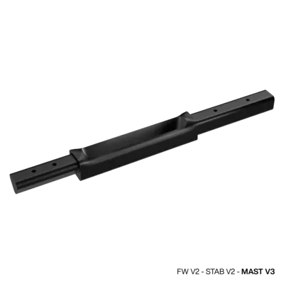 GONG Foil Fuselage Compatible Mâts V3 水翼连接杆 — 俯视图