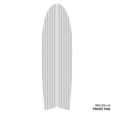 Крепление GONG Front Pad SUP Cruising Brushed — детали конструкции