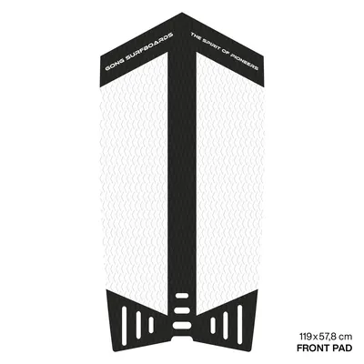 Крепление GONG Front Pad LongSUP Diamond — вид сбоку