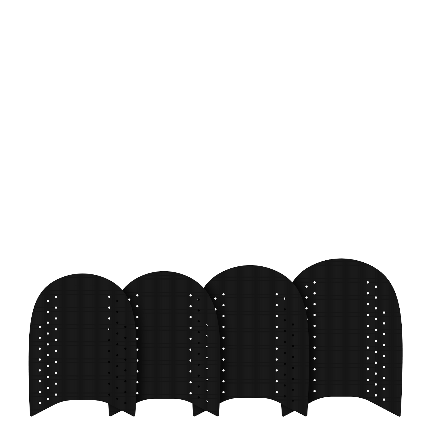 Крепление GONG Surf Foil Ridge Front Pad - Shape Matata — вид сбоку