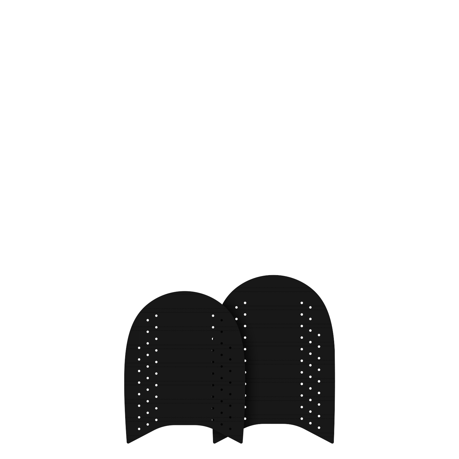 GONG Surf Foil Ridge Front Pad - Shape Mister Binding — side view
