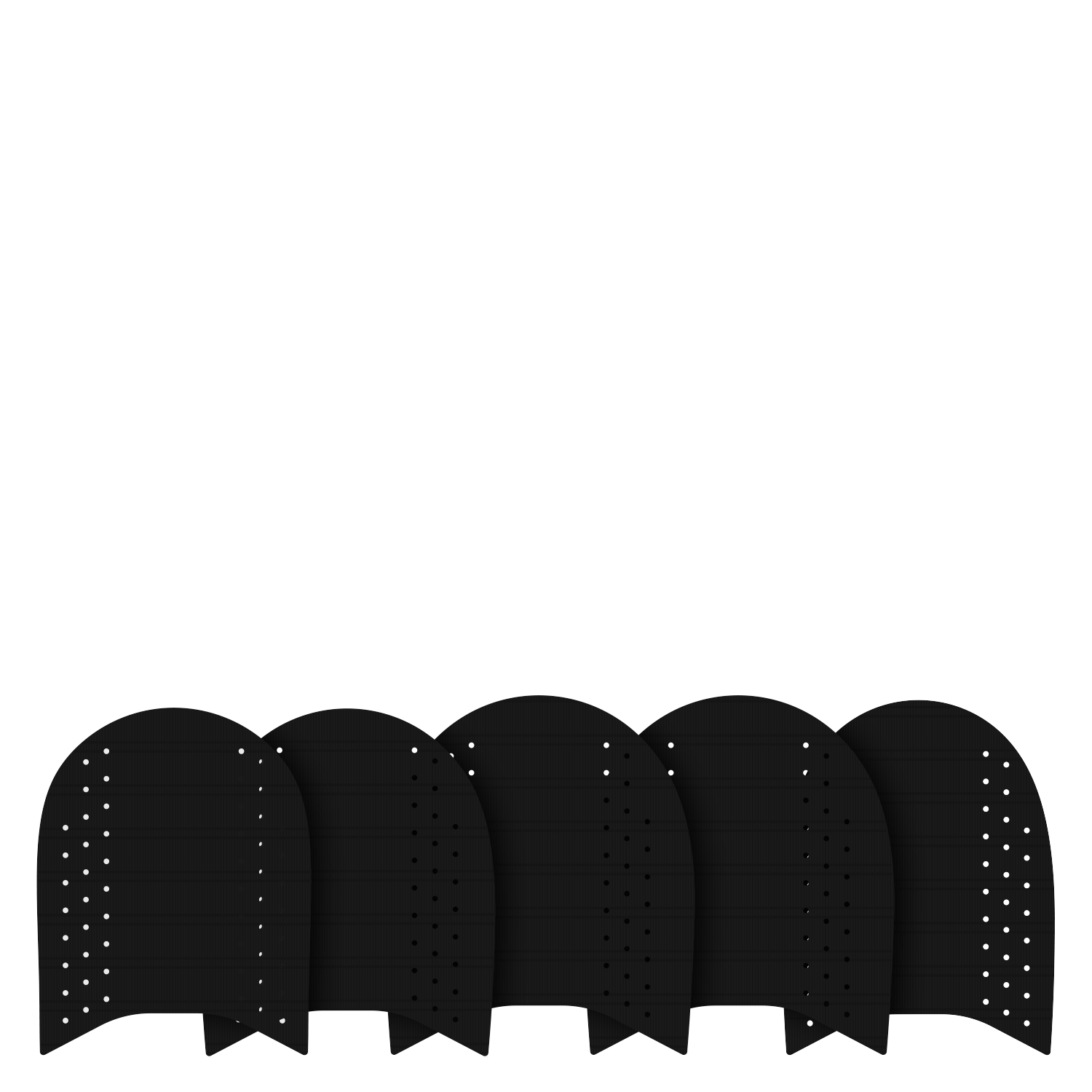 Крепление GONG Surf Foil Ridge Front Pad - Shape NOTW — вид сбоку
