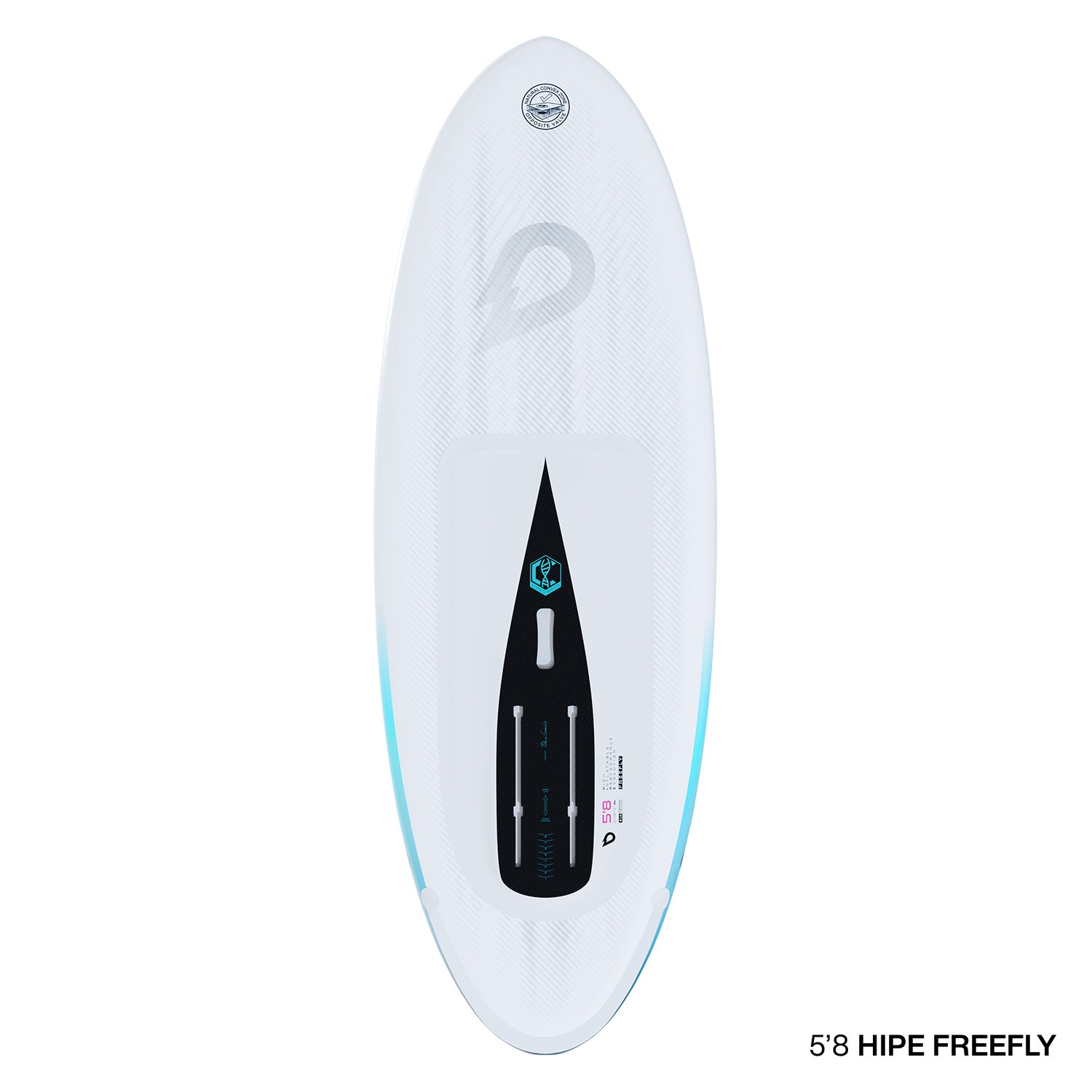 Доска для фойла GONG Wing foil Board Inflatable HIPE Freefly — top view