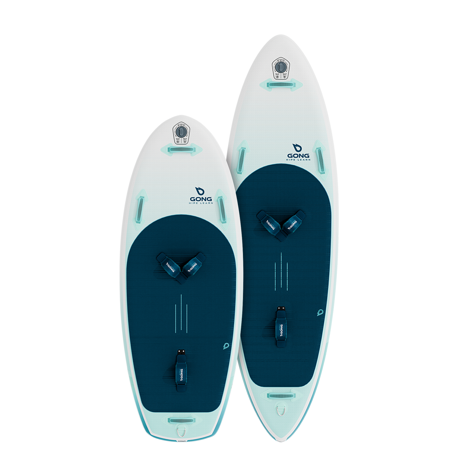 GONG Wing foil Board Inflatable HIPE Learn Foilboard — side view