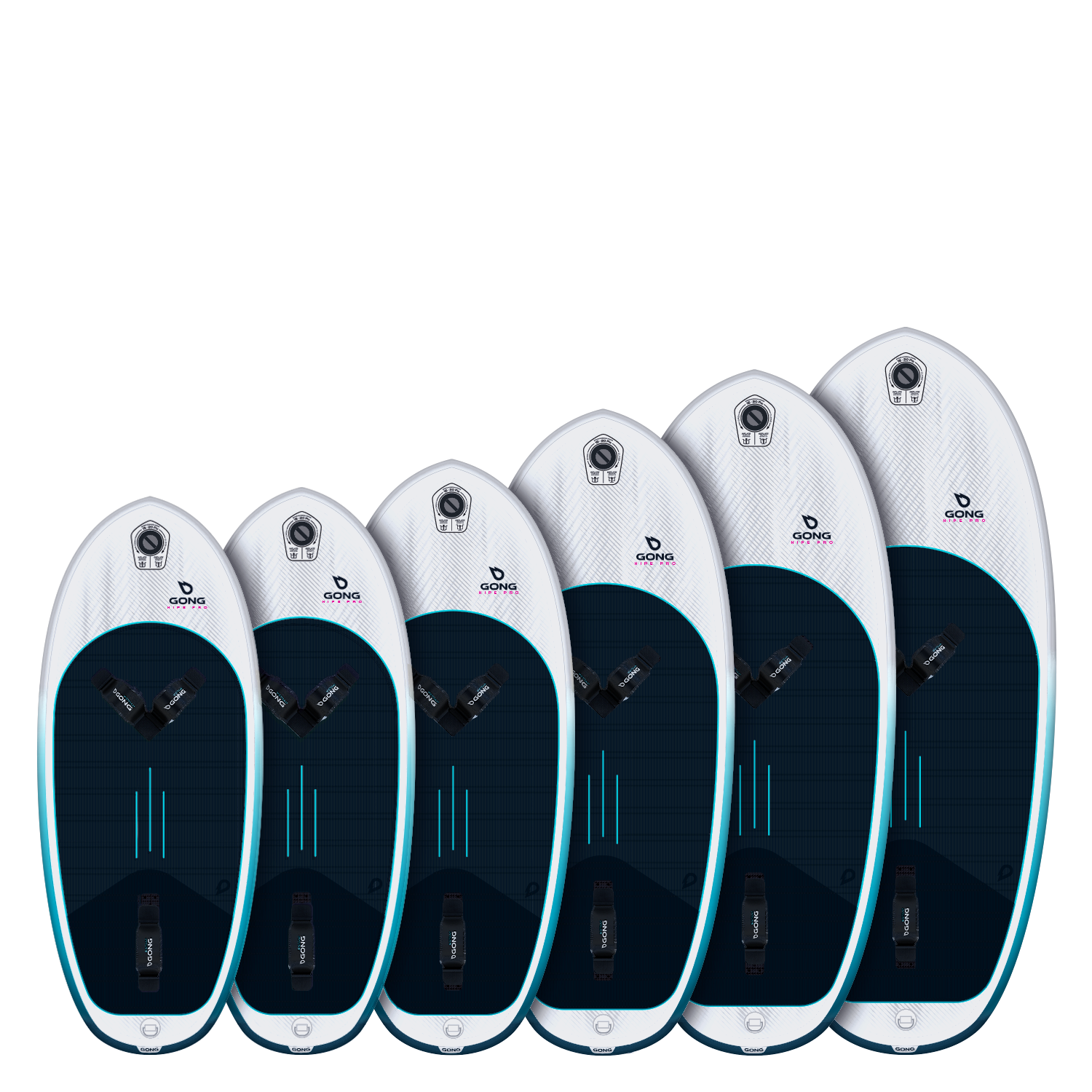 Доска для фойла GONG Wing foil Board Inflatable HIPE Pro — вид сбоку